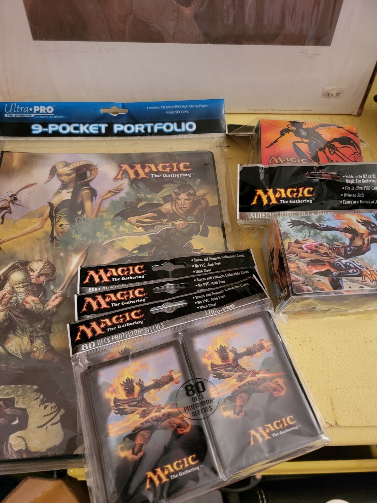 Magic The Gathering Binder, Deck Boxes, Sleeves From Morningtide and