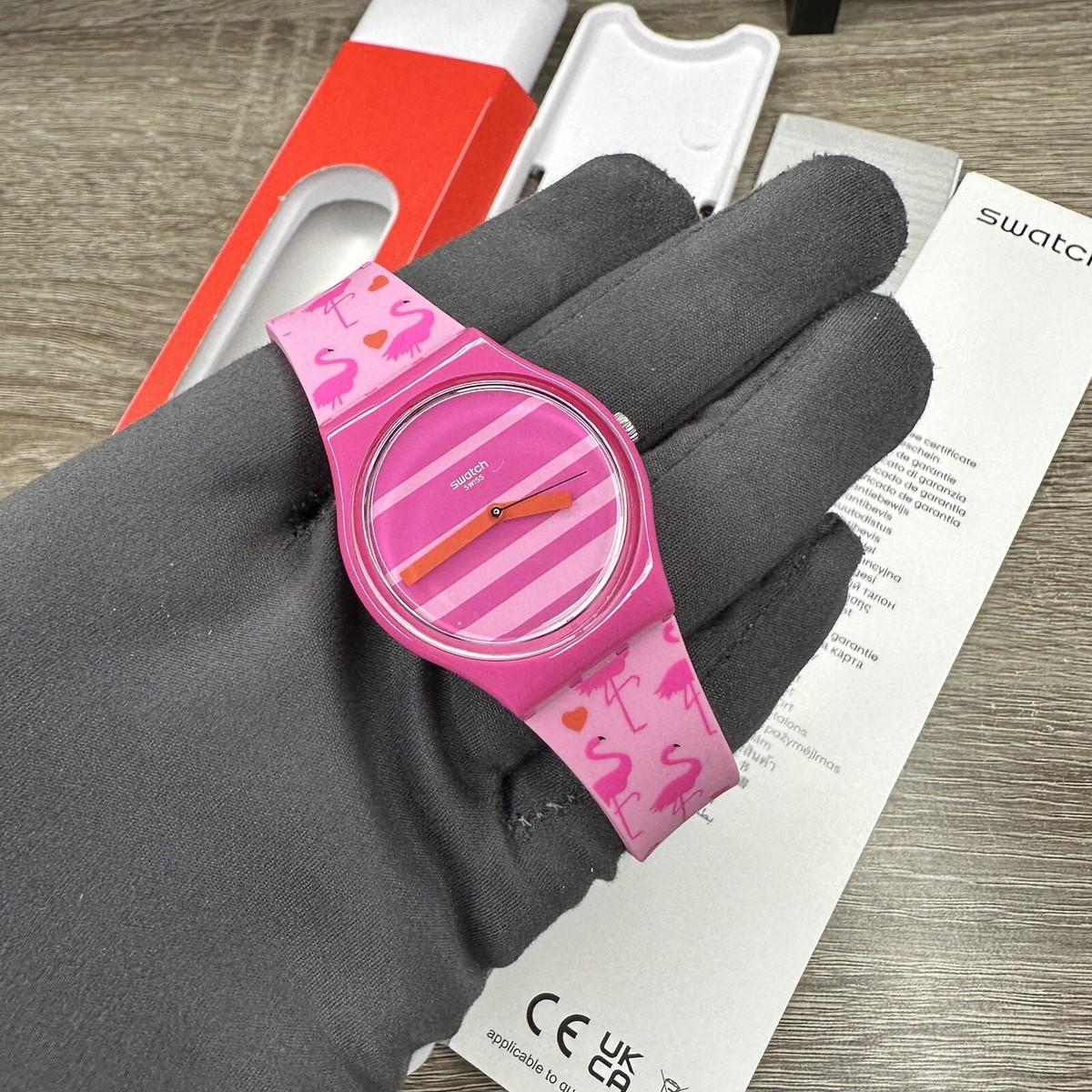 Swatch K Flamingo クォーツ時計