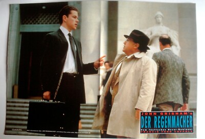 Q420- 4x DINA3 Aushangfotos - DER REGENMACHER  Matt Damon, Danny DeVito 