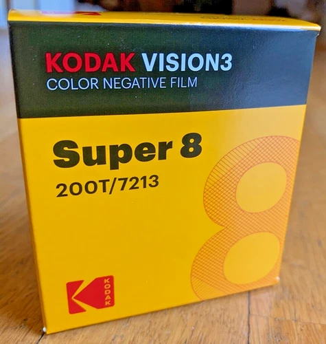Kodak Vision 3 200T 7213 Super-8 Color Negative Film - NEW Fresh Kodak SEE VIDEO