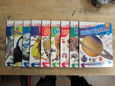 9 FACT FILLED DK FINDOUT BOOKS  ** FREE UK POST ** PAPERBACK