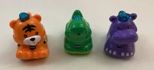 VTech Go Go Smart Animals Purple Hippo Orange Tiger and Green Alligator