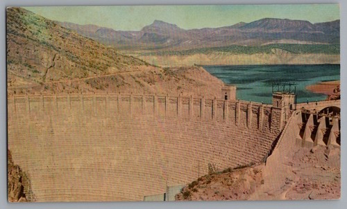 Roosevelt Dam Phoenix Union Oil Chrome Unposted A170