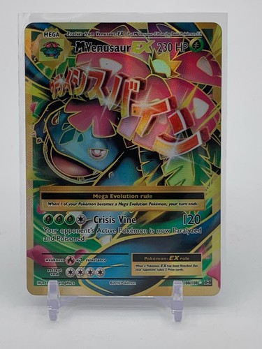 2016 Pokemon M Venusaur EX 100/108 Full Art Ultra Rare XY Evolutions NM