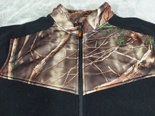 Camo Sweater Mens XL Oak Tree Huntsworth Fleece Quarter Zip Hunting Outdoors 