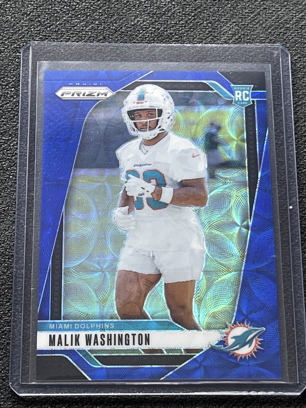 2024 Prizm - Malik Washington - Blue Scope /14 Miami Dolphins #371