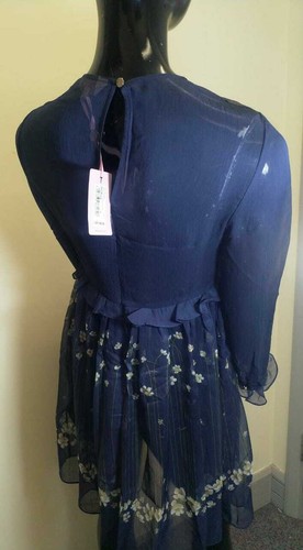 MINI VESTIDO MUJER TED BAKER ZEMI ESTAMPADO PERLA MANGA LARGA (TD) - Imagen 9 de 11