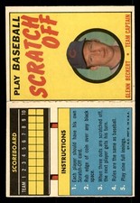 1970 Topps Scratch-Offs Baseball #5 Glenn Beckert EX/MT *d2