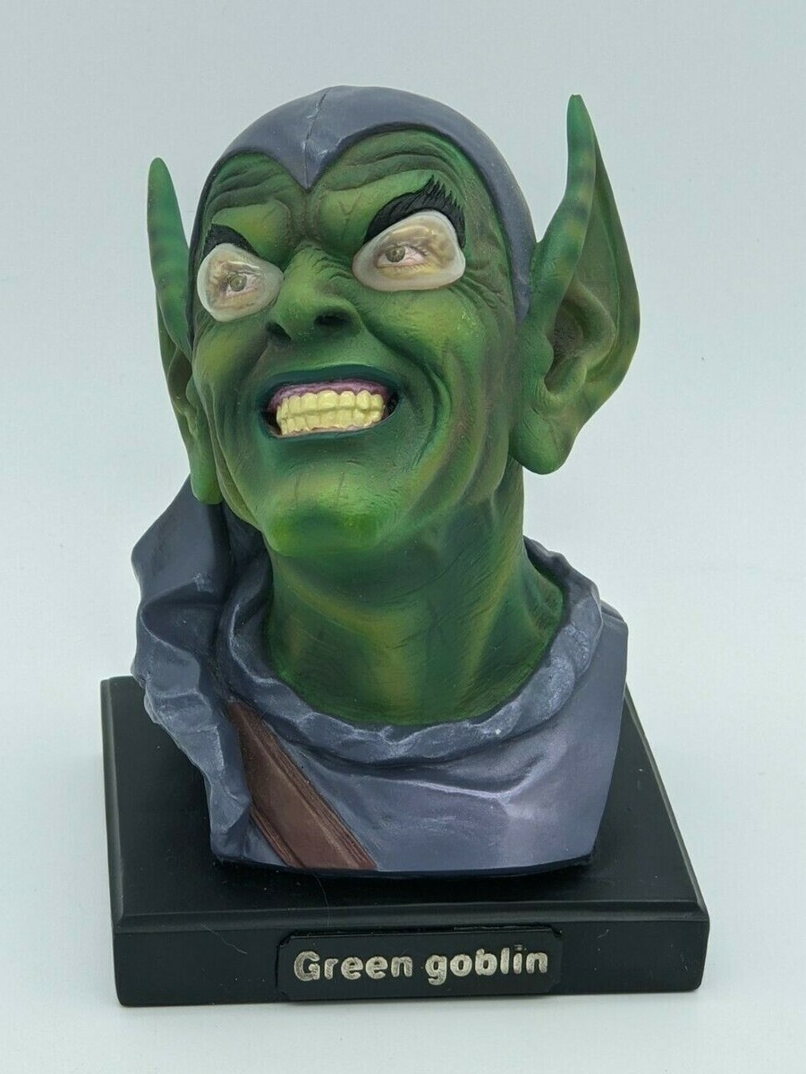 グリーンマンのマニュアルメディスン Marvel Alex Ross Green Goblin Head Mini-Bust 2006 Limited Edition