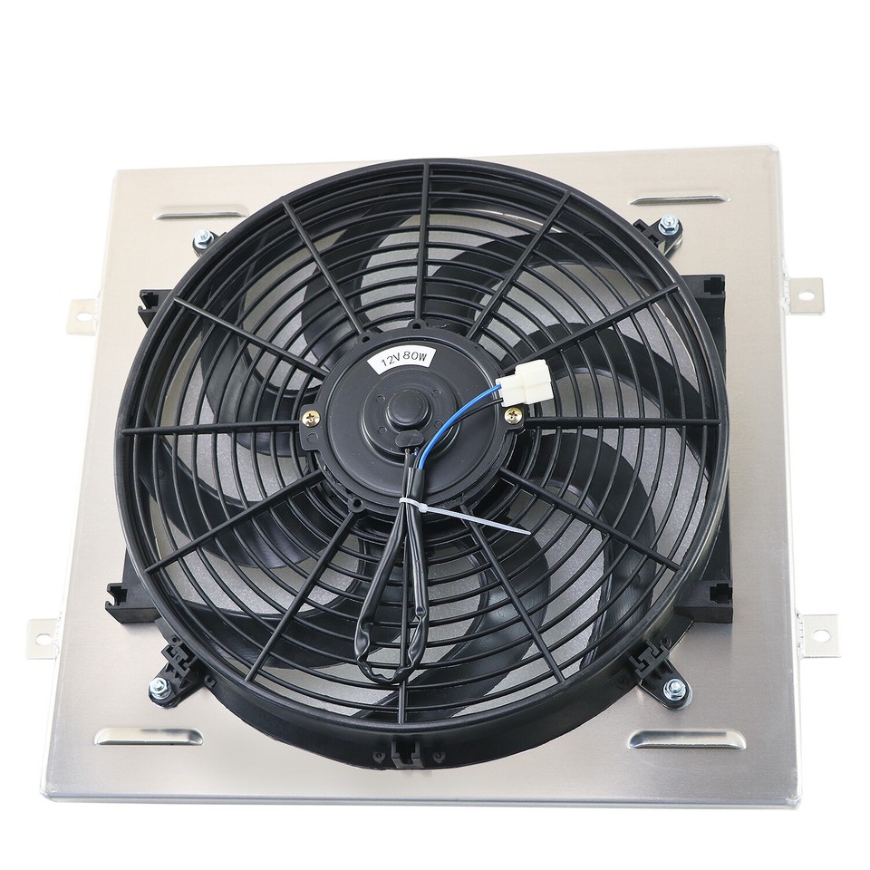 Derale Performance® - Dual Electric Radiator Fan with Aluminum Shroud Kit