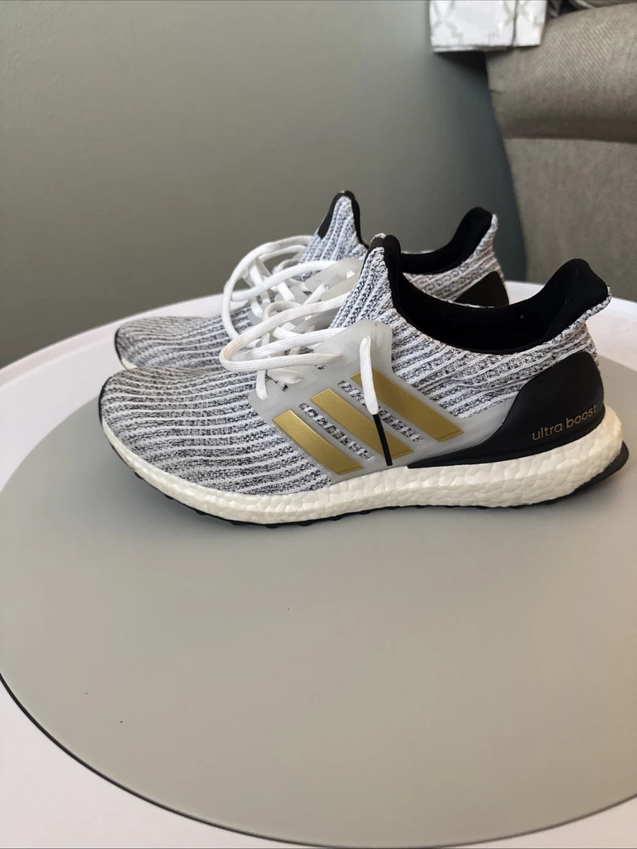 adidas UltraBoost White Gold Metallic for Sale | Authenticity Guaranteed |  eBay