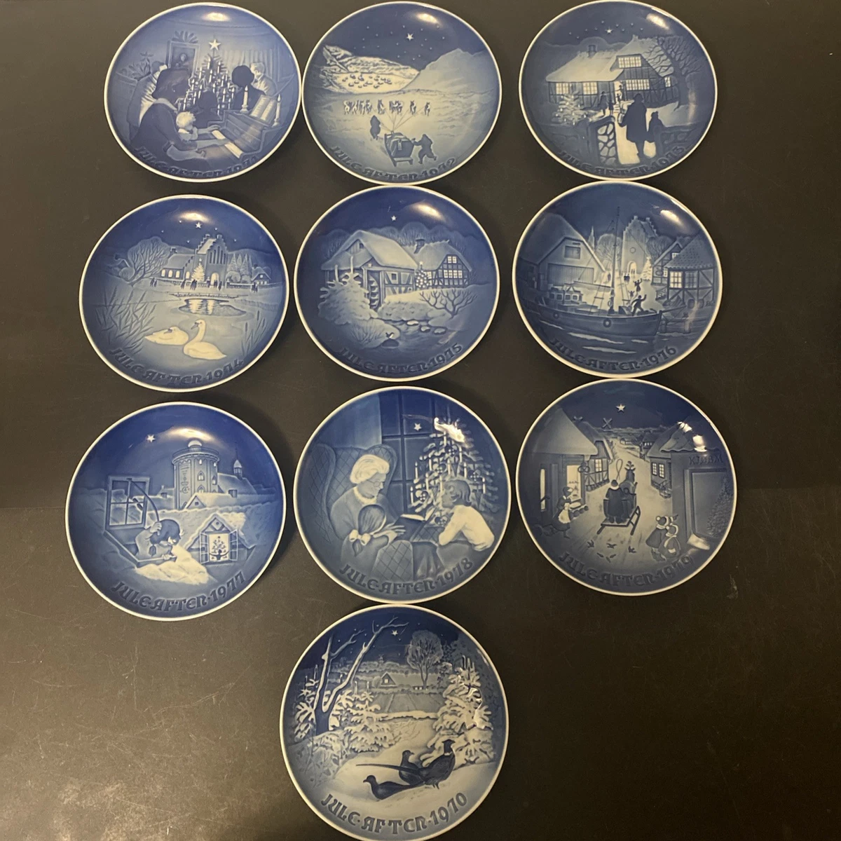 B G Christmas Plates In Collectible Bing & Grondahl Coll Plates
