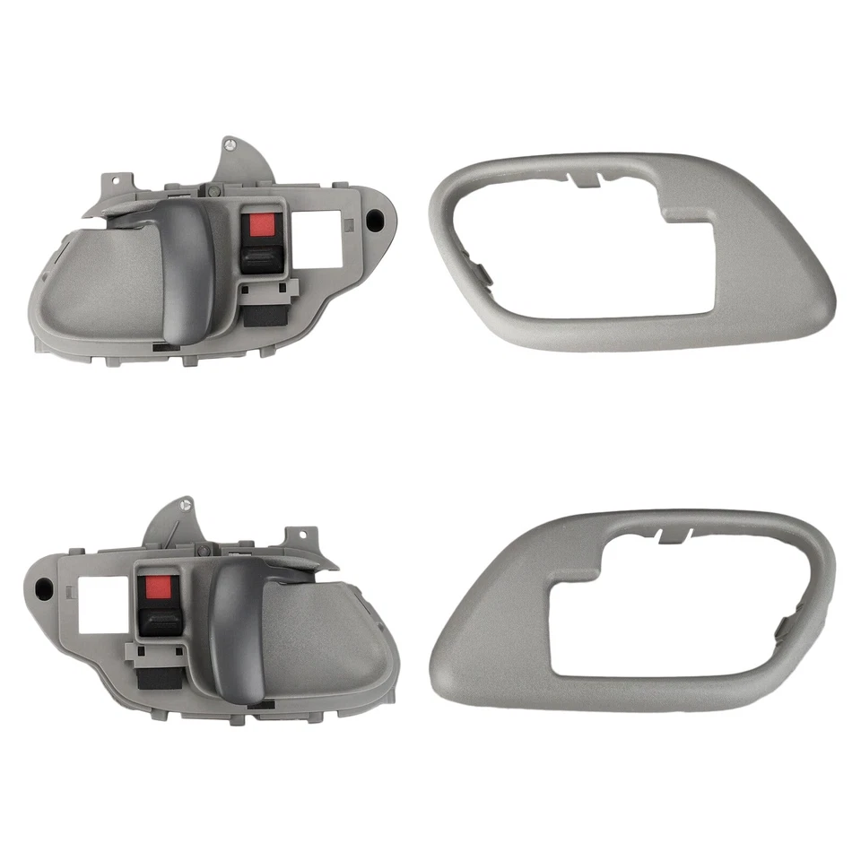 New Gray Interior Door Handle Set For 95-02 Chevrolet GMC C/K Trucks SUV - Imagem 2 de 4