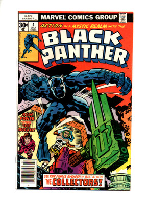 BLACK PANTHER #4 VF 8.0 JACK KIRBY STORY/PENCILS/COVER ART