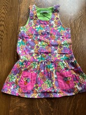 Rainbow tag Vtg Gymboree 1993 Pineapples and Flowers tailored dress 4T 4 5T 5 L