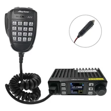 Mini Ham Transceiver Car Mobile Radio Amateur PTT Walkie Talkie Anytone AT-779UV
