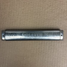 Hohner Goliath Harmonica Germany Engraved Floral Collectible Music Instrument