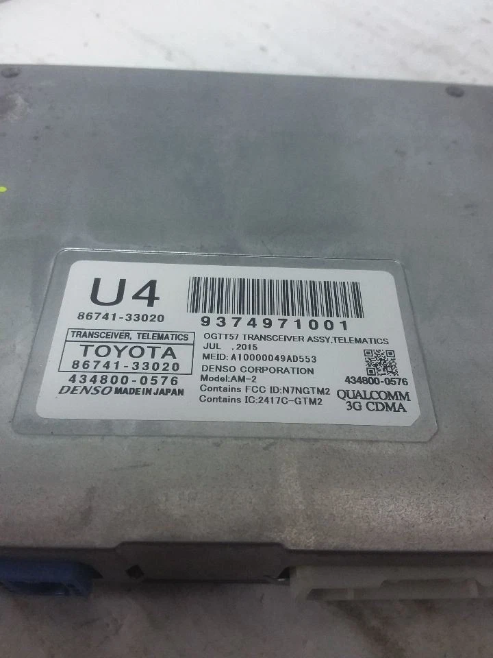 Módulo de control telemático de comunicación compatible con 10-15 LEXUS RX350 86741-33020 Foto 4 de 4