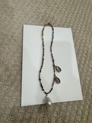 New Eliou Bead & Shell Necklace