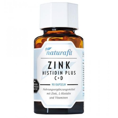 2x NATURAFIT Zink Histidin plus C+D Kapseln 90 ST