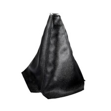 Car Shift Knob Dust Cover, Auto Gear Shift Knob Boot, Dust-Proof Leather, Black