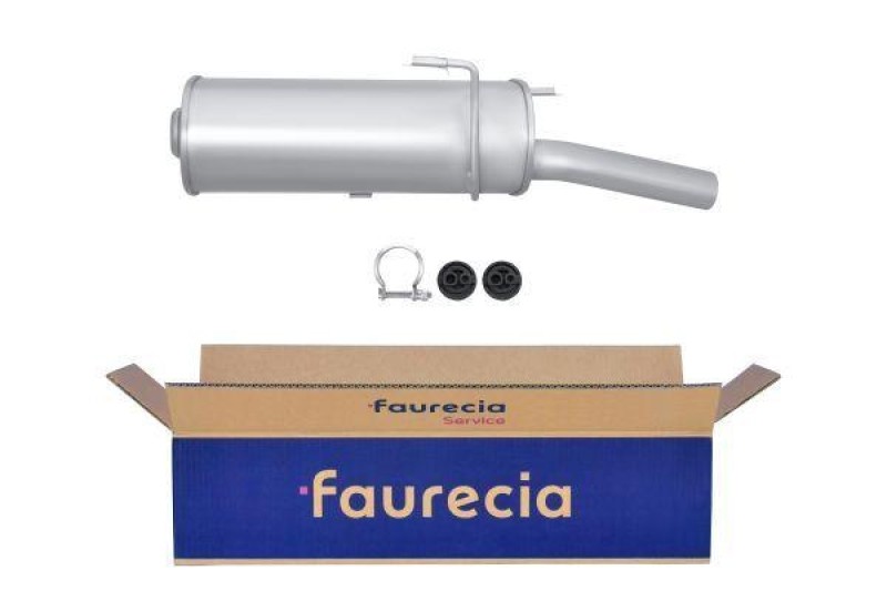 Hella EndschalldäMpfer Auspuff Endtopf Easy2Fit – Partnered With Faurecia Hinten-image