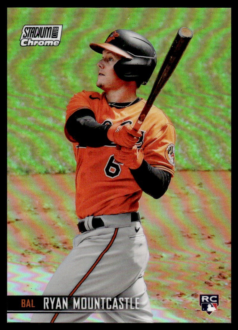 2021 Stadium Club Chrome Refractor Ryan Mountcastle RC Baltimore Orioles #30