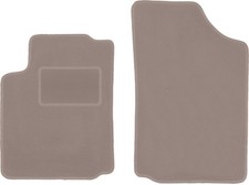 Fußmatten Automatten Vorne Velours Beige für Citroen C3 Pluriel 2003-2010