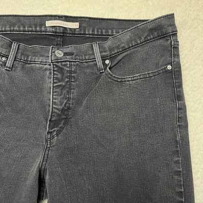Levi's Jeans Womens 34 Black 311 Shaping Skinny Mid Rise Stretch 22843-0021