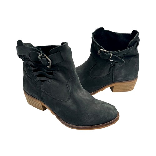 Botines holgados Coolway Anthropologie EU 38 gris cuero nobuck recortado