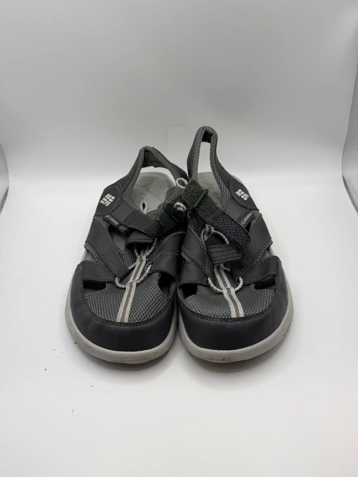 Columbia Techsun Wave Sandalias Deportivas Niños Jóvenes 5 Gris Trail Agua Zapatos BY2082 Foto 2 de 4