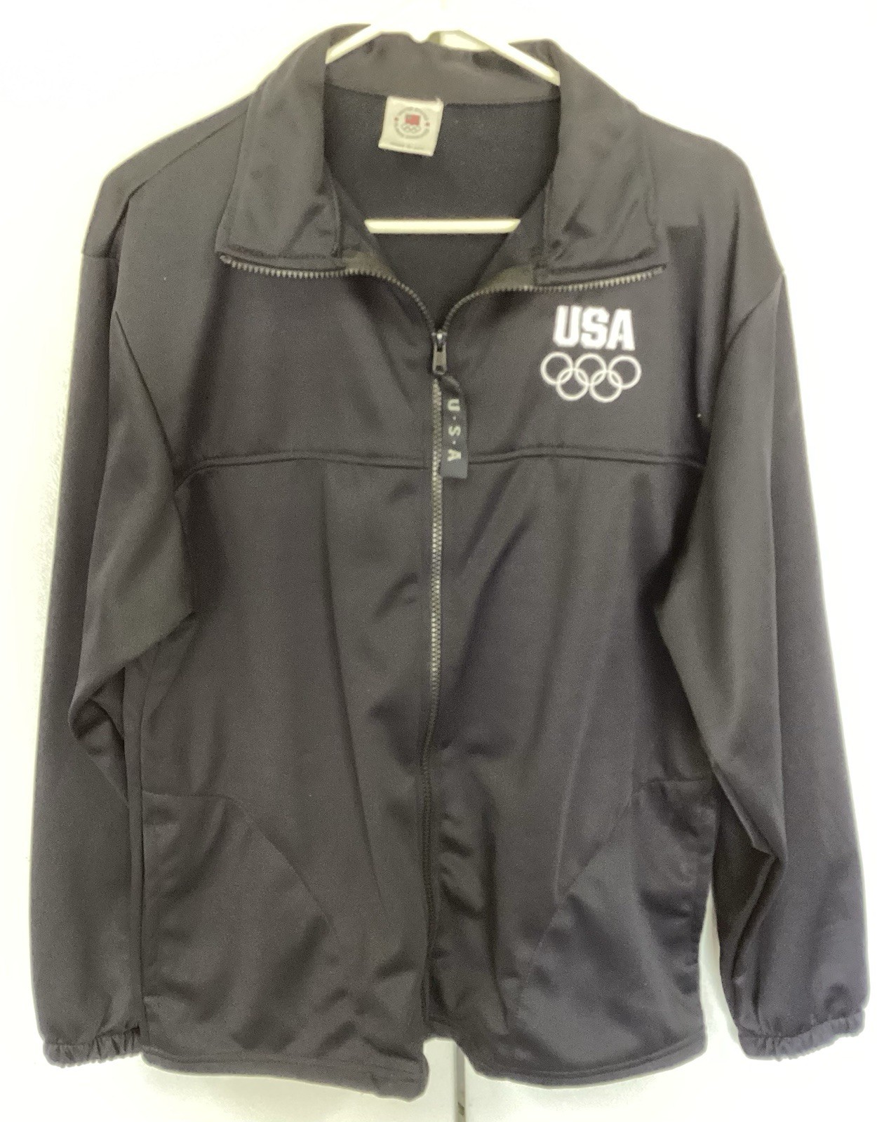 United States Olympic Jacket Mens L Committee Tea… - image 1