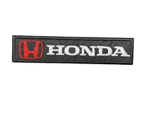 Honda Red White Auto Car Patch, Iron On/Sew On