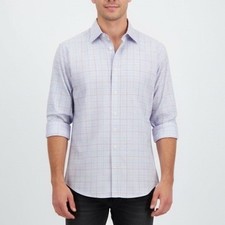 Charles Tyrwhitt Classic Fit Non Iron Gingham Dress Shirt Mens 18/35