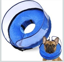 Inflatable Dog Cone Protective Soft Surgery Collar Large Adjustable