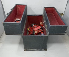 Vintage Tube Caddy Carrying Case Box With Tubes