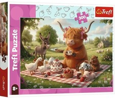 NEW Trefl Jigsaw Puzzle 300 Pieces Animals Theme Sweet Picnic