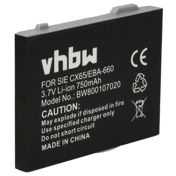 Akku FüR Siemens EBA-660 EBA-670 EBA-760 EBA-770 L36880-N2501-A110 750Mah-image