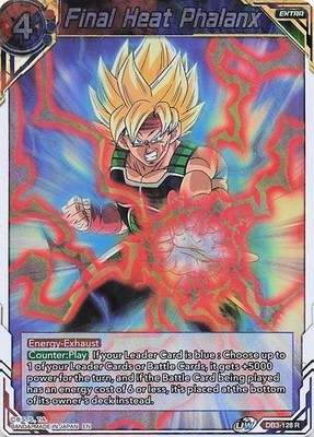Final Heat Phalanx DB3-128 Rare Draft Box 06 - Giant Force Dragon Ball Super NM