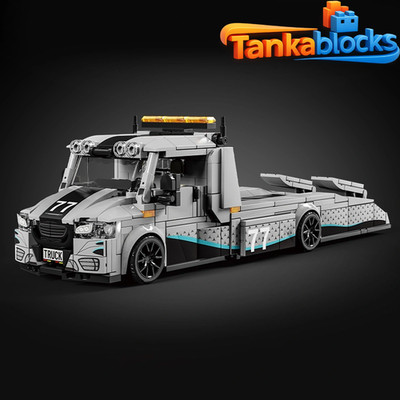 MOC Van Tow Pro Building Blocks Bricks Toy Birthday gift Set 672 pcs