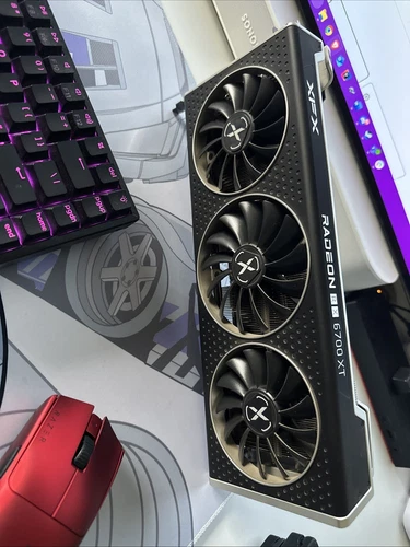 XFX SPEEDSTER QICK 319 AMD Radeon RX 6700 XT BLACK Gaming 12GB GDDR6X...