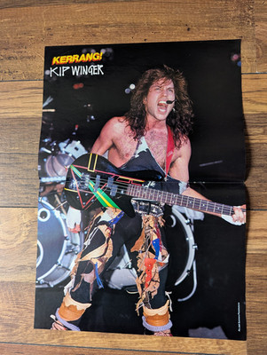 Kip Winger/Spike (Quireboys) & Phil Lewis (LA Guns) Kerrang! Double-Sided Poster