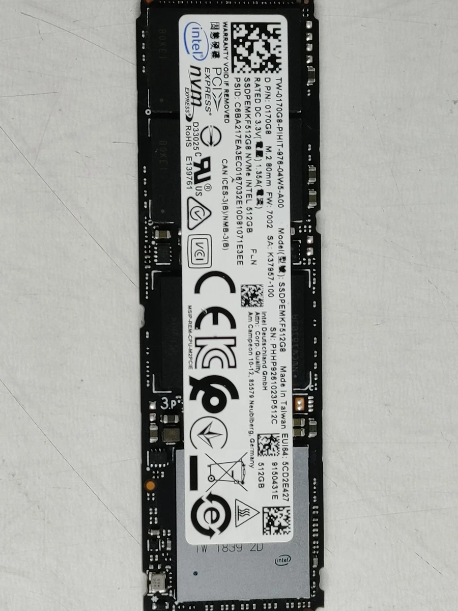 Intel M.2 Interface 512 GB Solid State Drives for sale | eBay