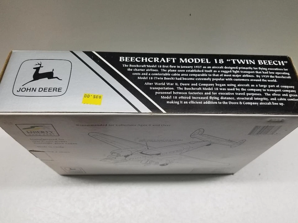 1997 SpecCast Liberty Beechcraft Model 18 Twin Beech Limited Edition Diecast - Image 3 of 4