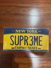 Supreme New York License Plate SS25 In-Hand BRAND NEW