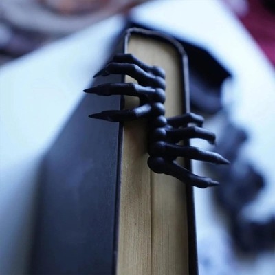 Halloween Decoration Stylish Gift for Book Lovers Demons Hand Bookmark