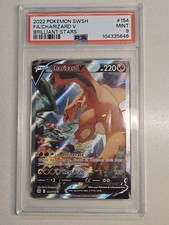 Charizard V (Alternate Full Art) 154/172 Swsh09: Brilliant Stars Holo PSA 9