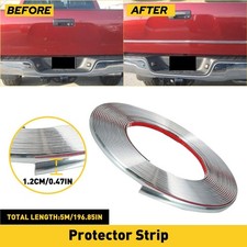 New 0.47 Wide Chrome Molding Trim Automotive Trunk Body Side Bumper Strip New 0.47 Wide Chrome Molding Trim Automotive Trunk Body Side Bumper Strip