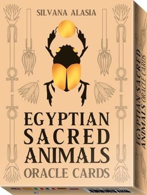 Egyptian Sacred Animals Oracle Cards by Silvana Alasia Cards Book