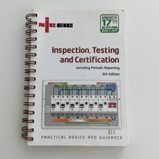 NICEIC Inspection Testing and Certification Handbook 6th Edition Paperback